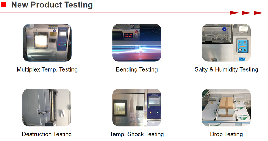 test striscia LED